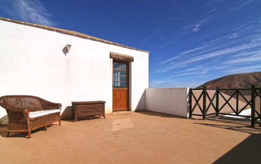 Schöne, private Dachterrasse